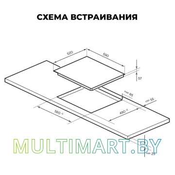 Индукционная варочная панель LEX EVI 631A IV картинка 3